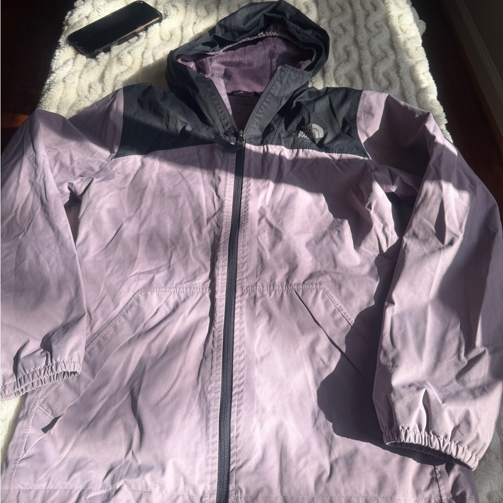 The North Face Women's Lavender and Black Ski Jacket